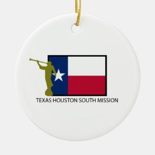 TEXAS HOUSTON SUOTH MISSION LDS CTR CERAMIC TREE DECORATION