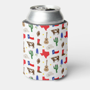 Texas Icons Can Cooler