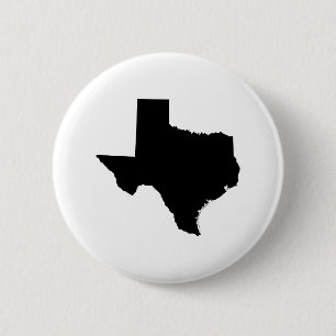 Texas in Black and White 6 Cm Round Badge