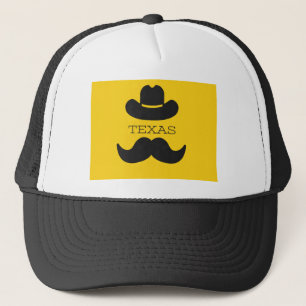 Texas in yellow trucker hat
