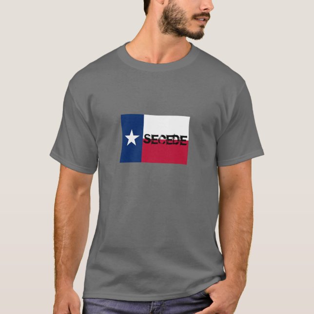 Texas Independence - Conrad Flag T-Shirt (Front)