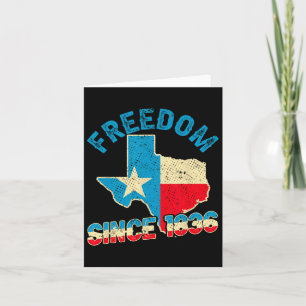 Texas Independence Day 1836 Card