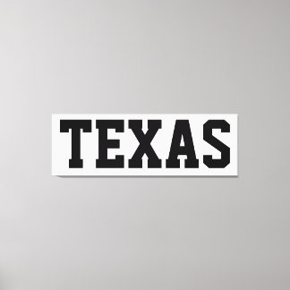 Texas Independence Day Canvas 57x18 Print