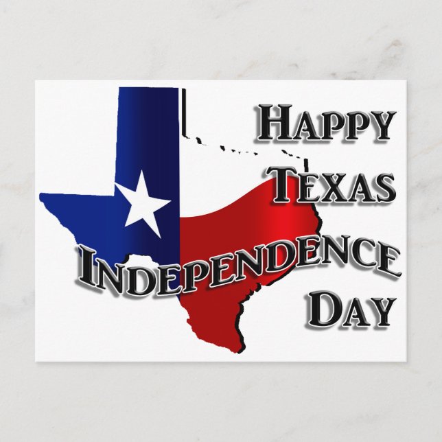 Texas Independence Day Postcard (Front)
