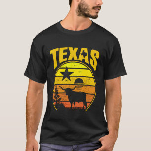 Texas Independence Day Texas Cow Lovers Men Women  T-Shirt