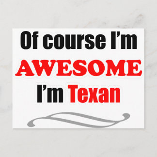 Texas Is Awesome Postcard