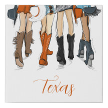 Texas Ladies Fashion Cowboy Boots Burnt Orange