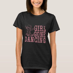 Texas Line Dancing Rodeo Cowboy Gift Line Dance T-Shirt