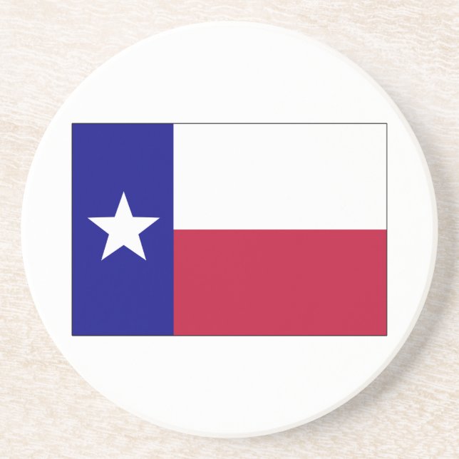 Texas Lone Star Flag Coaster (Front)