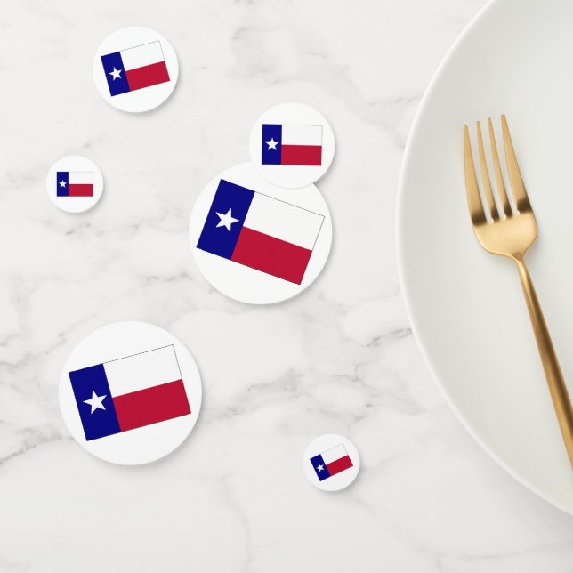 Texas Lone Star Flag Confetti (Group)