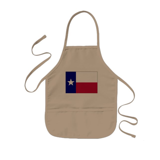Texas Lone Star Flag Kids Apron (Front)