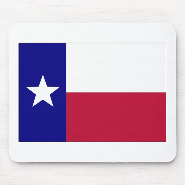 Texas Lone Star Flag Mouse Pad (Front)