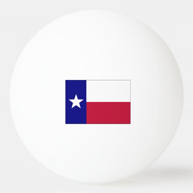 Texas Lone Star Flag Ping Pong Ball (Front)