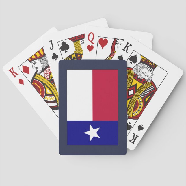 Texas Lone Star Flag Playing Cards (Back)
