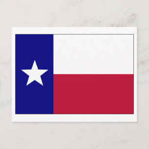Texas Lone Star Flag Postcard
