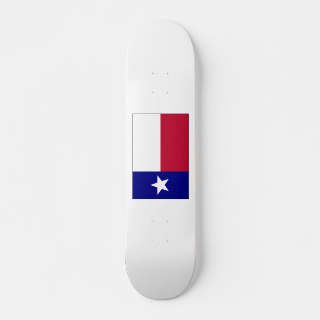 Texas Lone Star Flag Skateboard (Front)