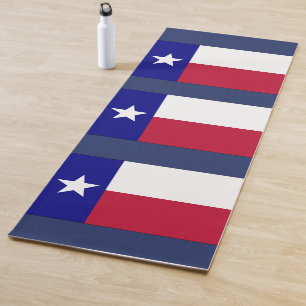 Texas Lone Star Flag Yoga Mat