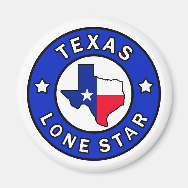 Texas Lone Star Magnet (Front)
