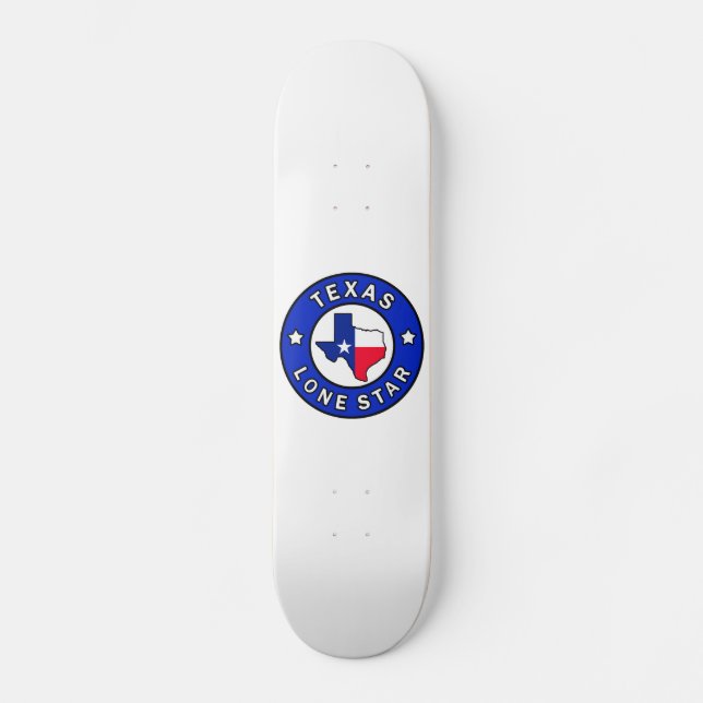 Texas Lone Star Skateboard (Front)