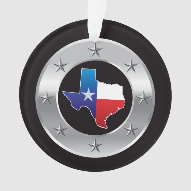 Texas - Lone Star - SRF Ornament (Front)