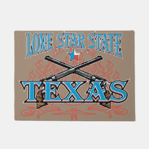 Texas Lone Star State Doormat