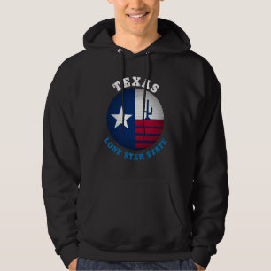 TEXAS LONE STAR STATE FLAG HOODIE