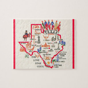 Texas - Lone Star State Jigsaw Puzzle