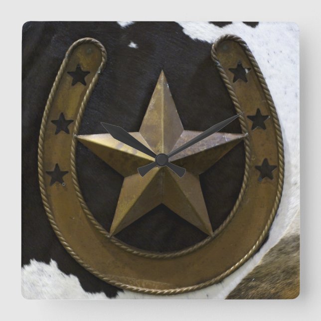 Texas Lone Star Wall Clock (Front)