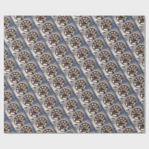 Texas Lone Star Wrapping Paper