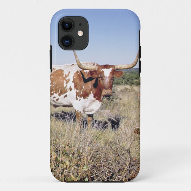 Texas Longhorn Breed (photo) Case-Mate iPhone Case (Back)