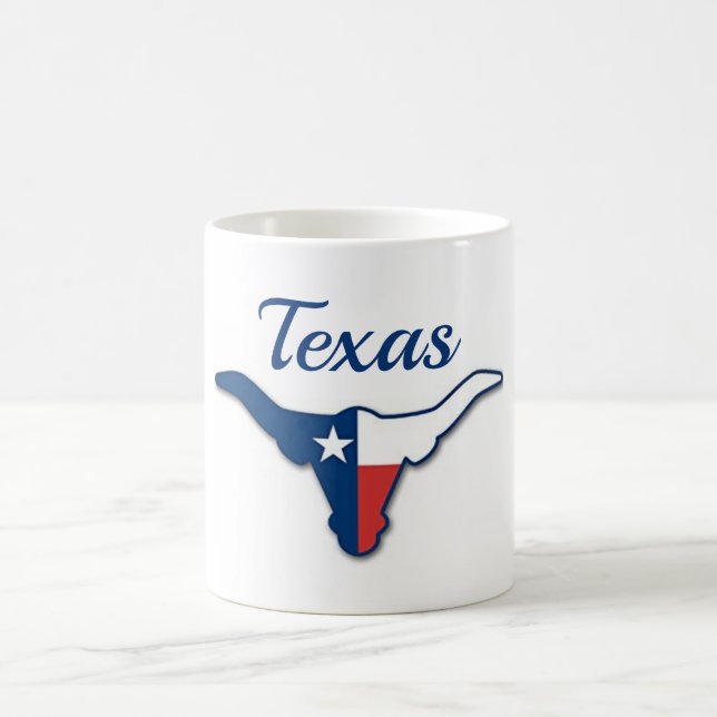 Texas longhorn coffee cup (Center)