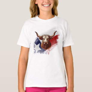 Texas longhorn cow T-Shirt