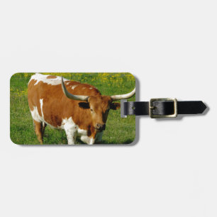 Texas Longhorn Luggage Tag