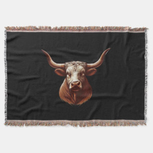Texas Longhorn Throw Blanket