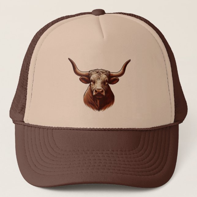 Texas Longhorn Trucker Hat (Front)