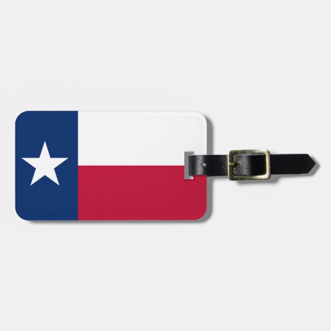 Texas Luggage Tag (Front Horizontal)