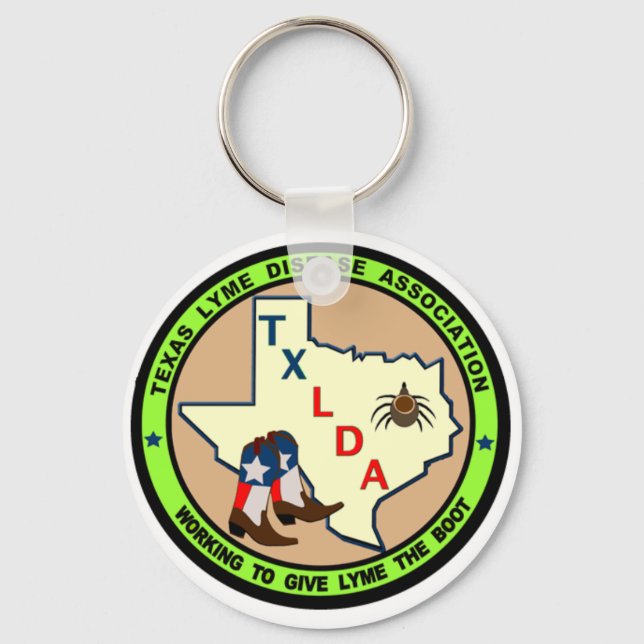 TEXAS LYME DISEASE ASSOCIATION KEY RING (Front)