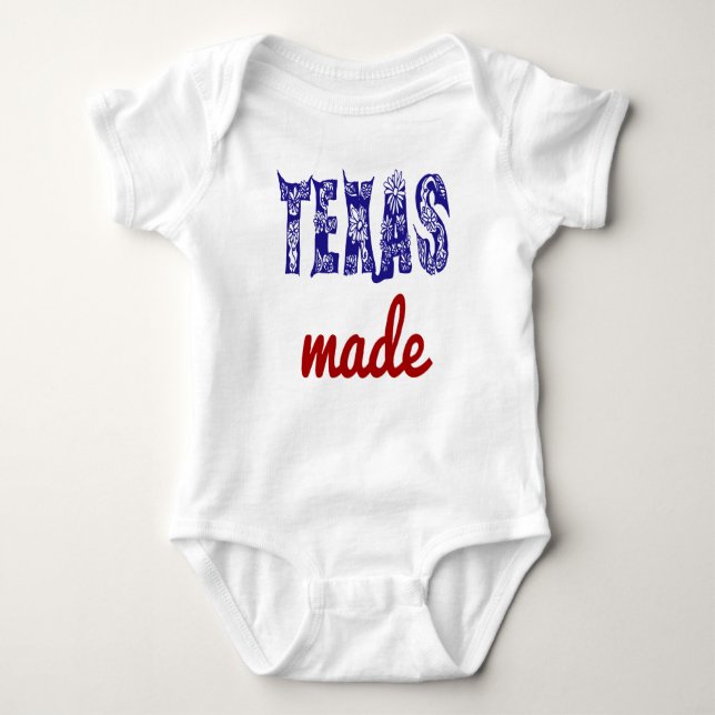 Texas Made Baby Bodysuit (Front)