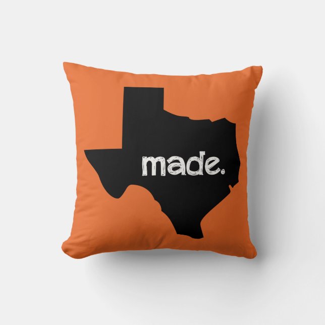 Texas made pillow (Front)