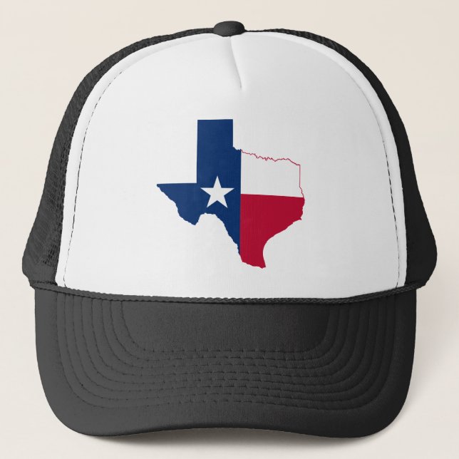 Texas map flag trucker hat (Front)