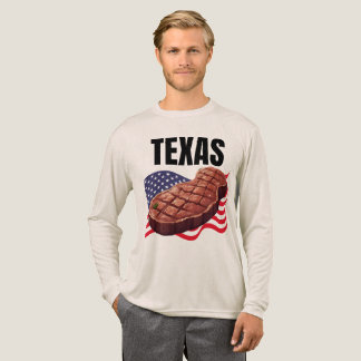 Texas Men's Bella+Canvas Long Sleeve Tri-Blend Shirt