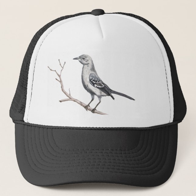 Texas Mockingbird Trucker Hat (Front)