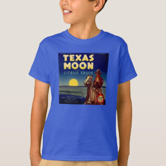 Texas Moon Citrus Fruit Crate Label T-Shirt