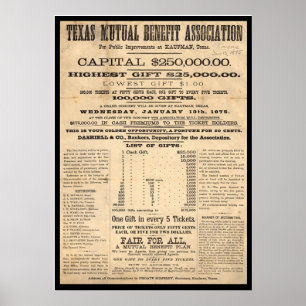 Texas Mutual Benefit Association Poster