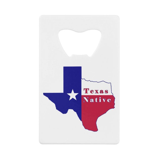 Texas Native Flag Map (Front)