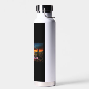 Texas night water bottle