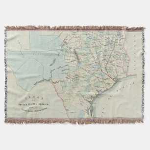 Texas of the United States of America Throw Blanket