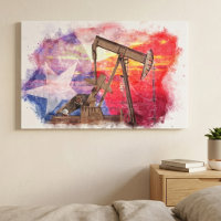 Texas Oil Pumpjack: Lone Star State Heritage Art