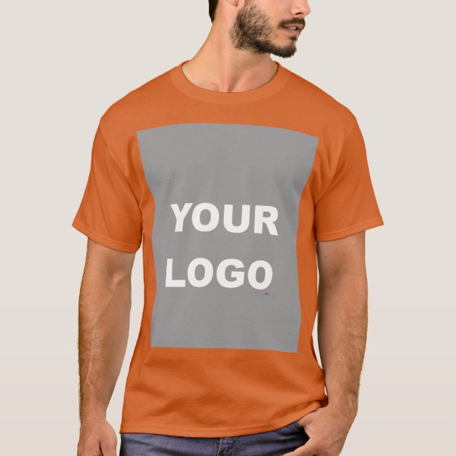 Texas Orange Add Your Image Photo T-Shirt (Front)