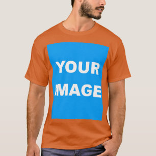 Texas Orange Add Your Image Photo T-Shirt